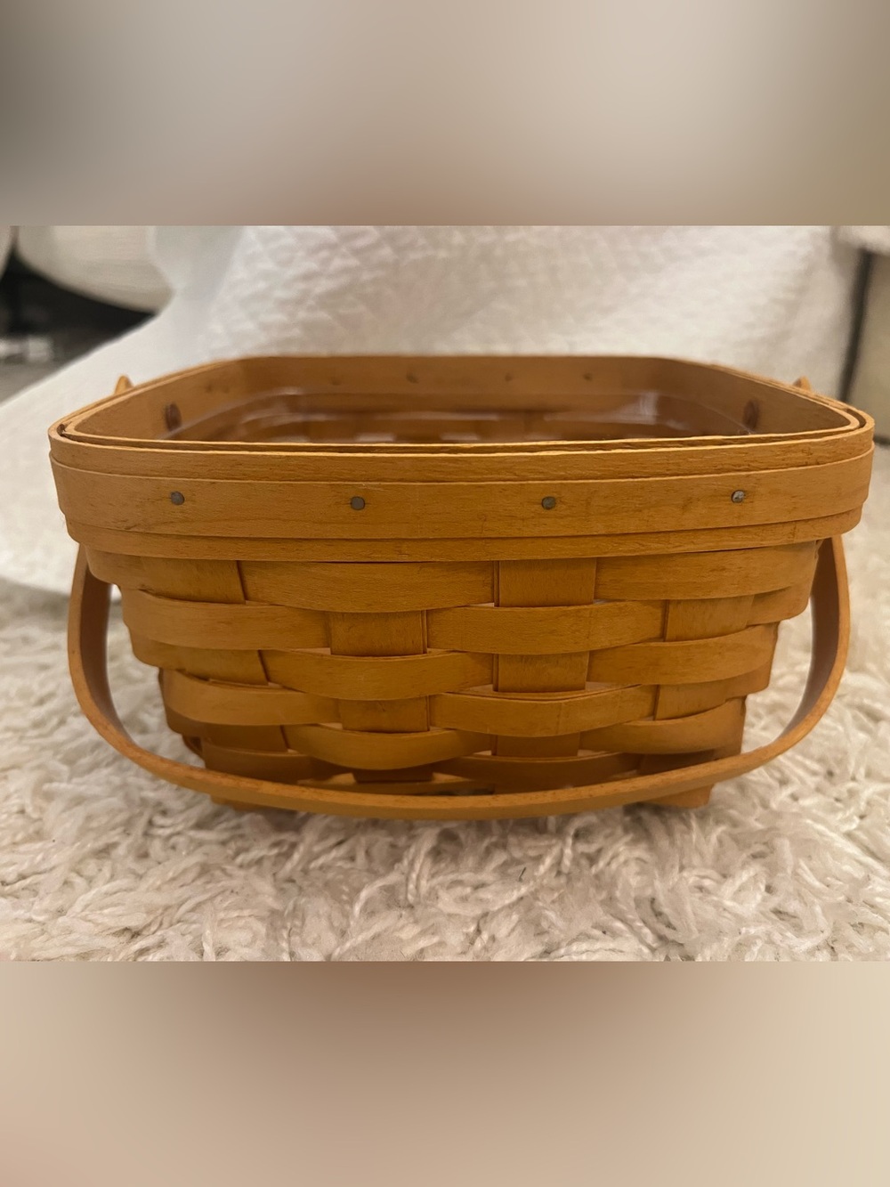 Longaberger basket with liner